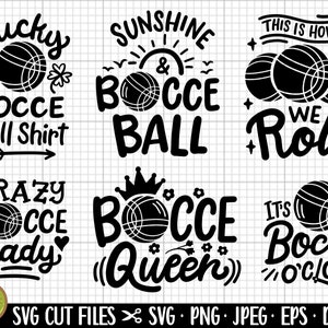 bocce svg bundle cricut cut files commercial use bocce png bundle bocce player design bundle