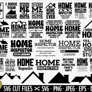 Home Inspector Svg Home Inspector Png - Etsy