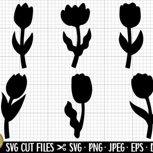 tulip silhouette tulip png tulip svg cricut tulip svg bundle tulip vector tulip png bundle