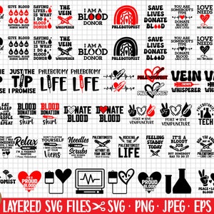 blood donation svg bundle blood donation png bundle boold donation shirtdesign bundle cricut cut files phlebotomy phlebotomist