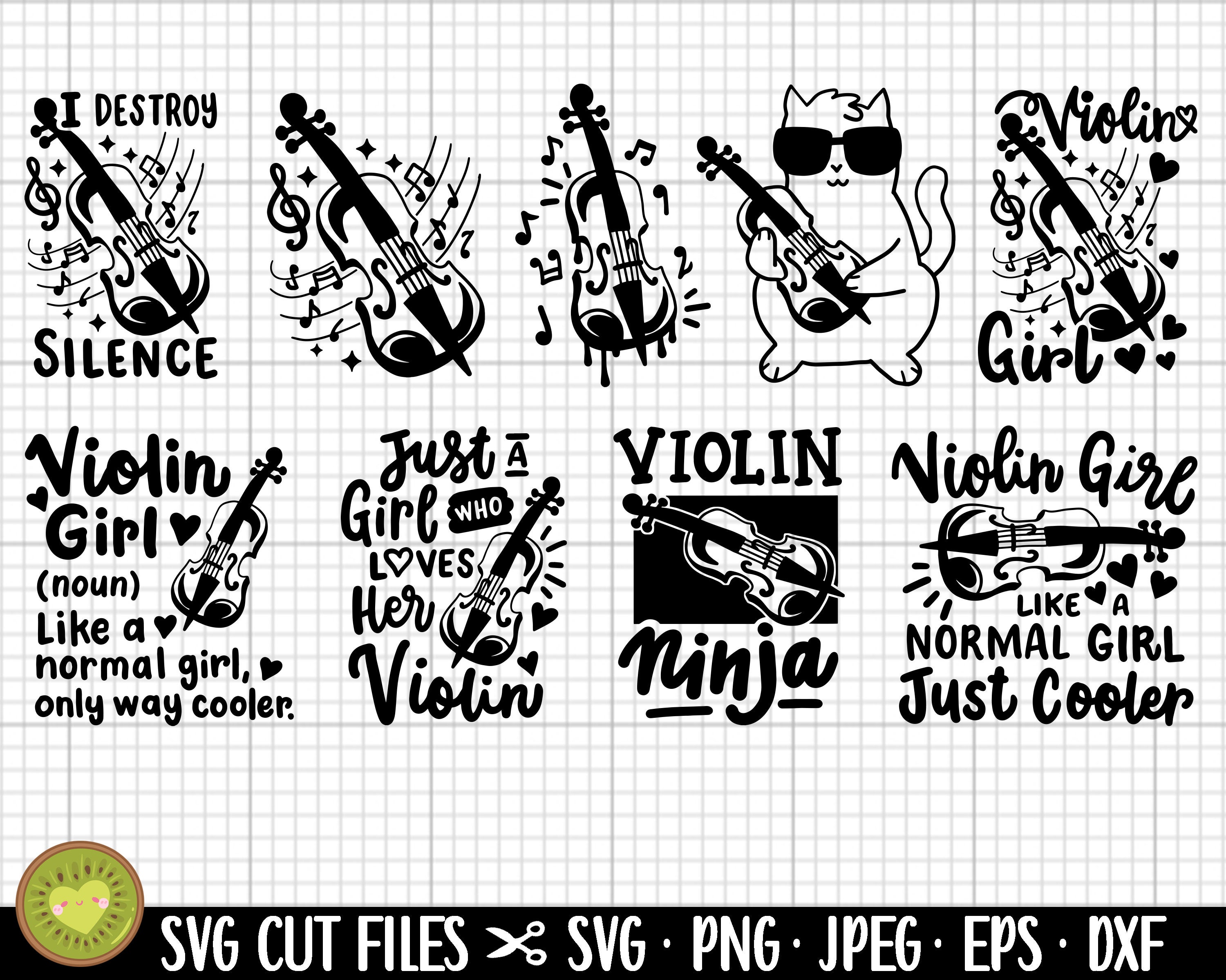 violin violinist svg cut file cricut shirt violin png bundle eps dxf jpeg violin silhouette clipart vector free commercial use violin player