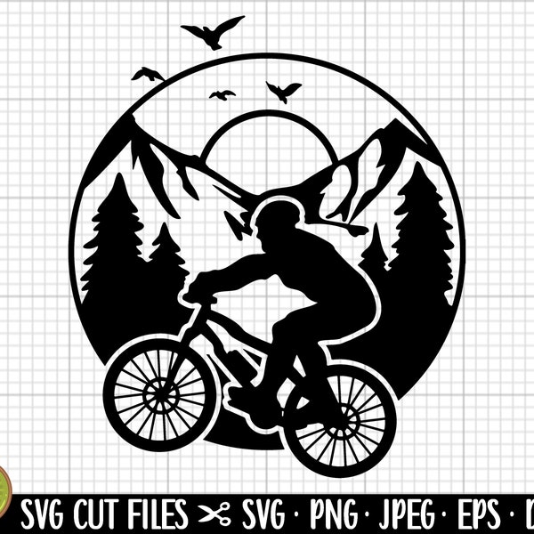 mountain bike svg png mountain biker svg png mountain bike clipart commercial use