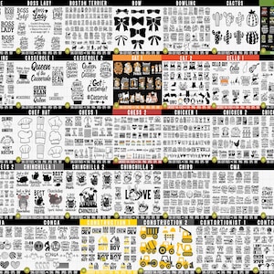 Layered SVG Bundle Cricut Cut File PNG Sublimination Bundle Whole Shop ...
