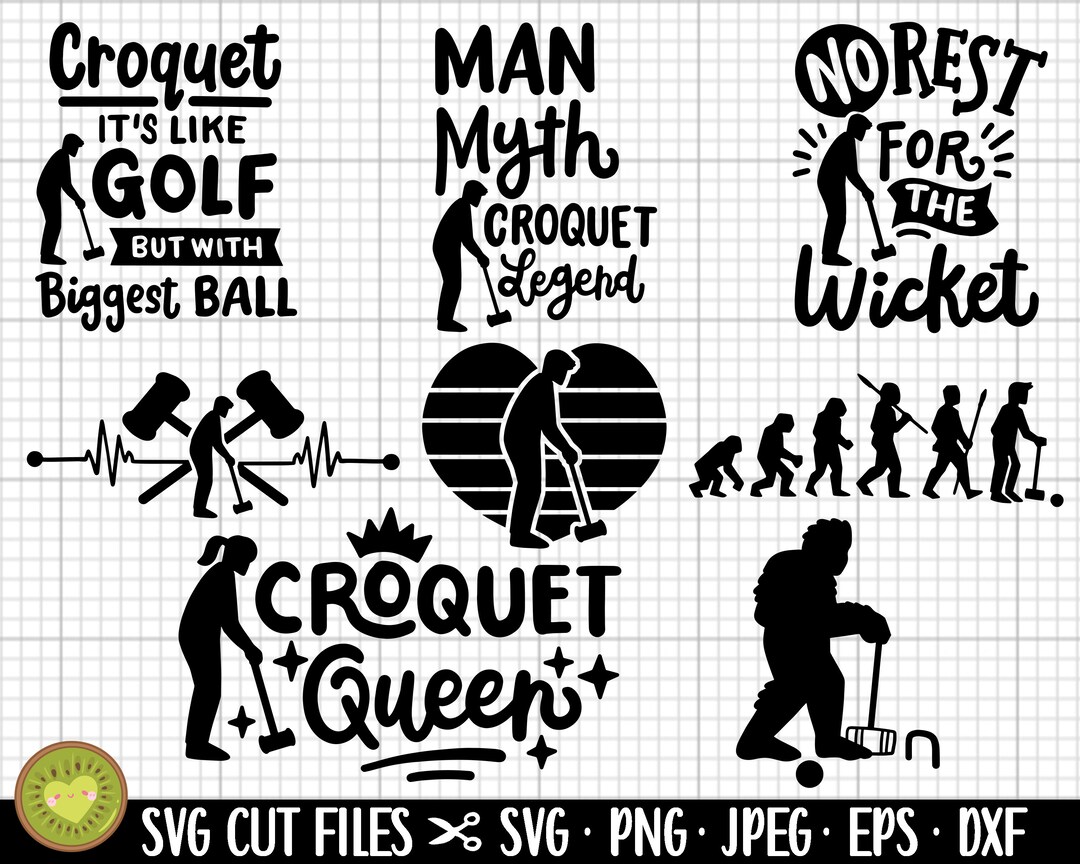 Croquet Svg Png Bundle Cricut Cut File Bundle Croquet Shirt Design