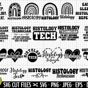 histology svg bundle cricut histology png bundle histologist shirt design bundle eps dxf jpeg jpg free commercial use