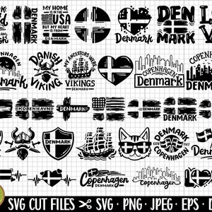 dania svg pakiet cricut dania png pakiet darmowe komercyjne wykorzystanie flaga danii eps dxf jpg