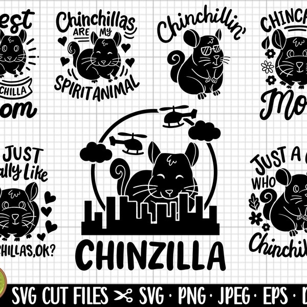 chinchilla svg bundle, chinchilla png bundle, chinchilla shirt designs cricut cut files
