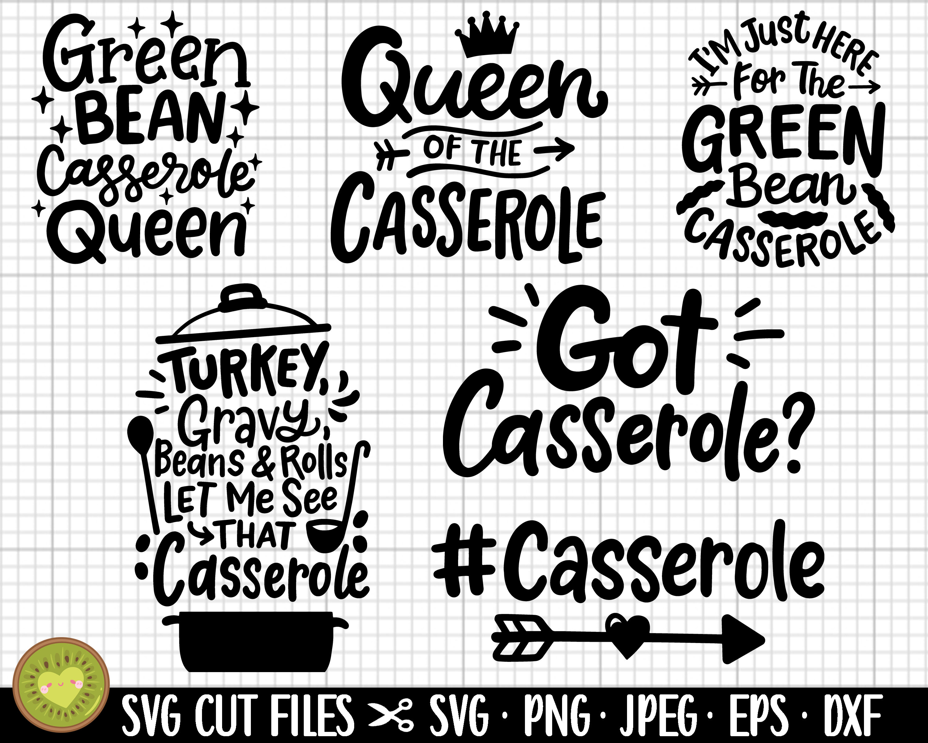 Casserole Svg Png - Etsy