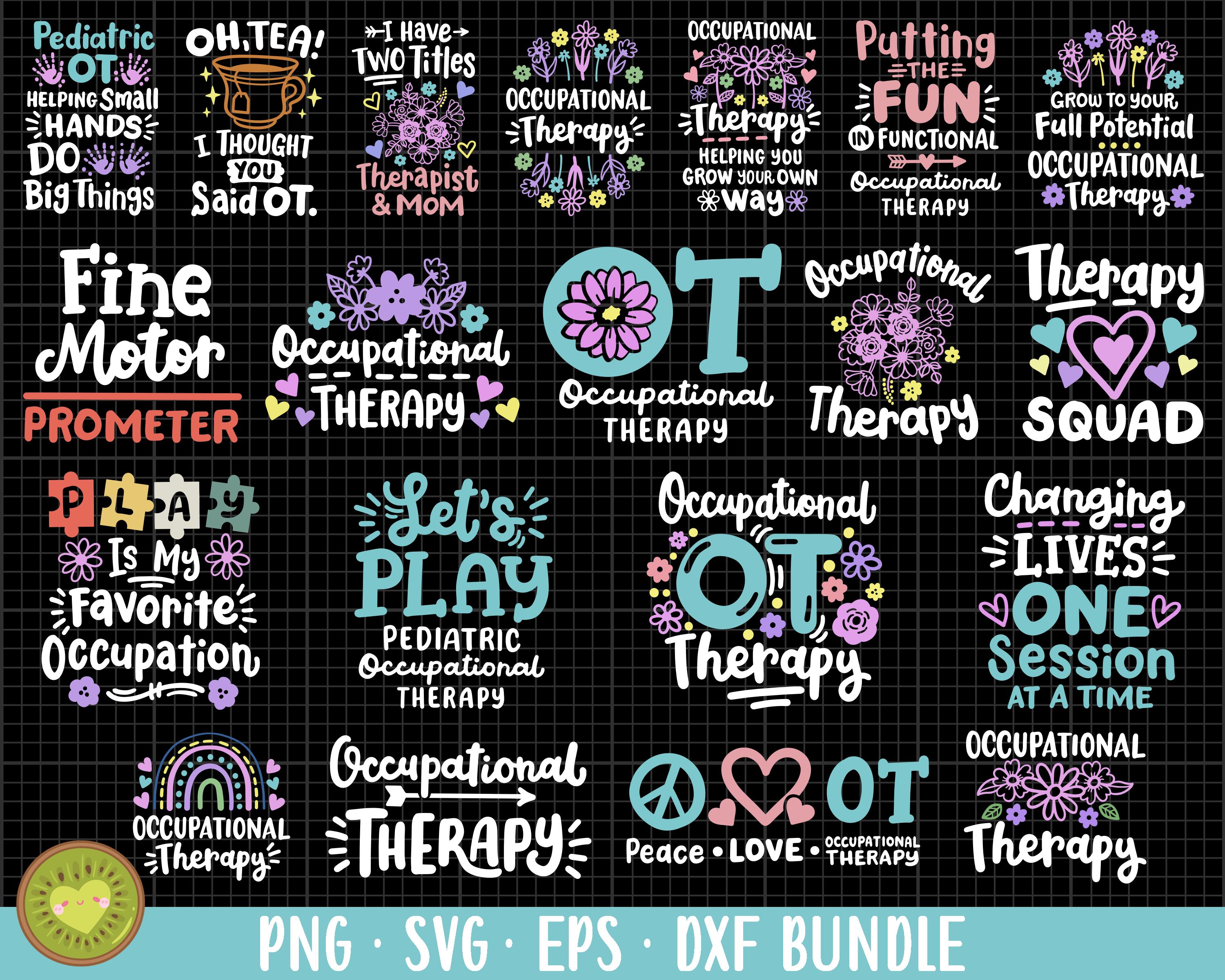 Occupational Therapist Png Ot Svg Ot Png Bundle Sublimination ...
