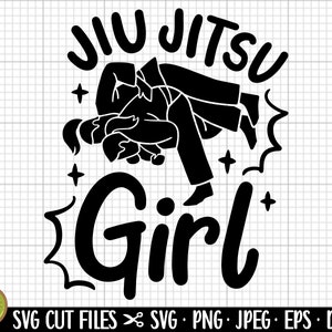 jiu jitsu svg jiu jitsu girl svg jiu jitsu svg cricut commercial use