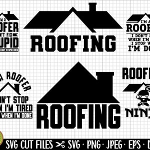 roofing svg bundle roofer svg bundle roofer svg cricut shirt design bundle commercial use