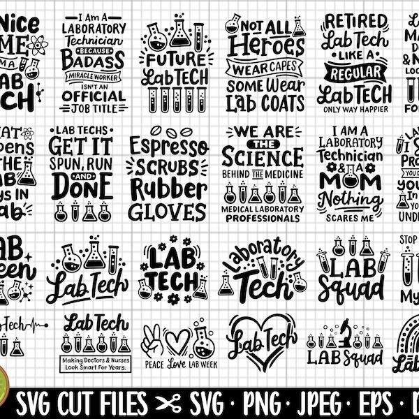 Laboratory Svg - Etsy