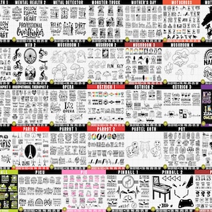 Layered SVG Bundle Cricut Cut File PNG Sublimination Bundle Whole Shop ...