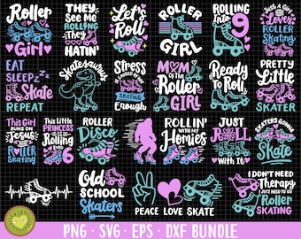 roller skates png roller skater svg roller skates png bundle sublimination commercial use roller skates eps dxf cricut cut t shirt design