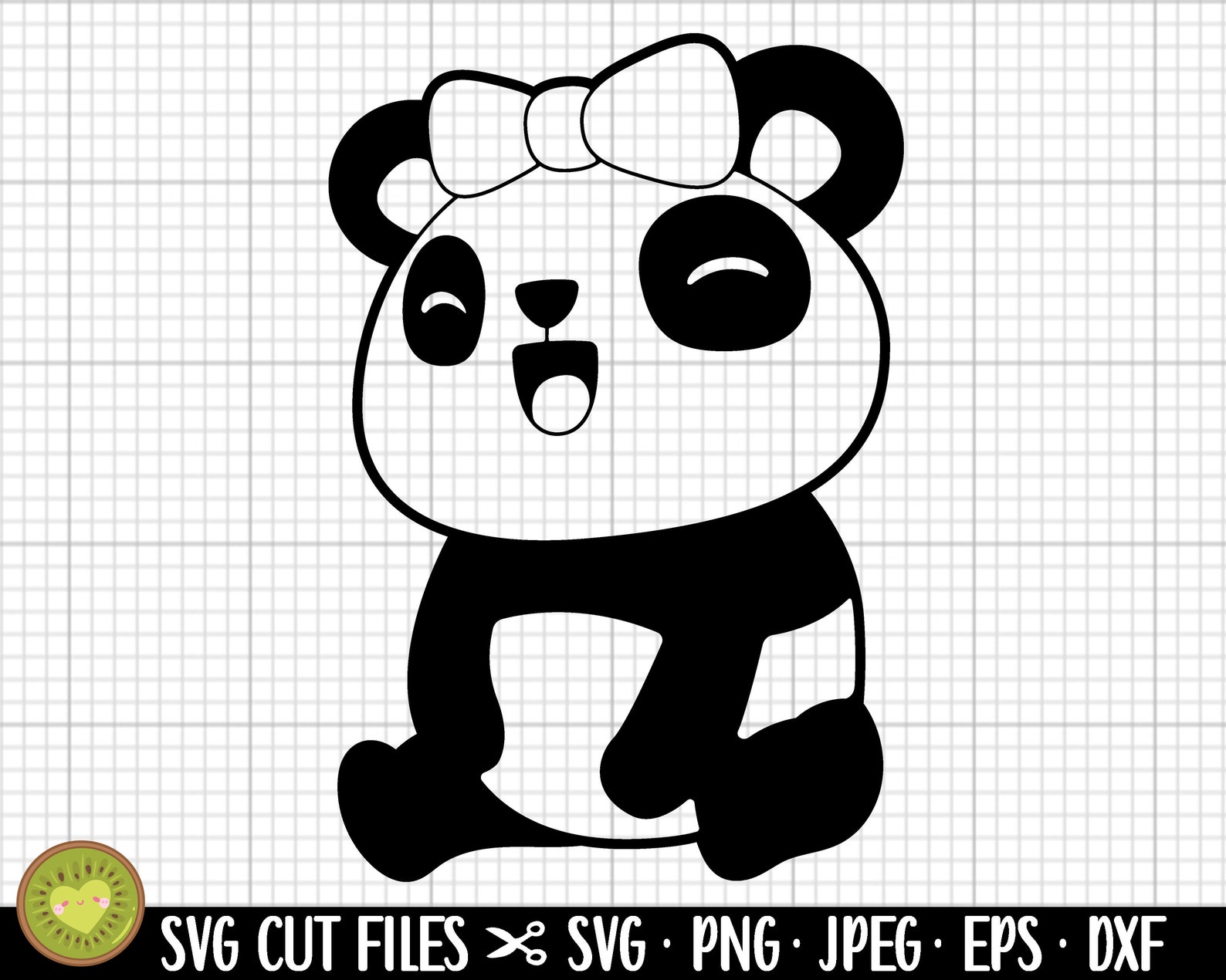 Panda Svg Cute Panda Svg Baby Panda Svg Kawaii Panda Svg Png Eps Dxf ...