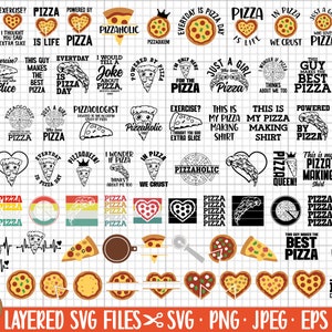 pizza svg bundle pizza png bundle pizza clipart bundle pizza illustration bundle pizza lover pizza baker pizza maker free commercial use