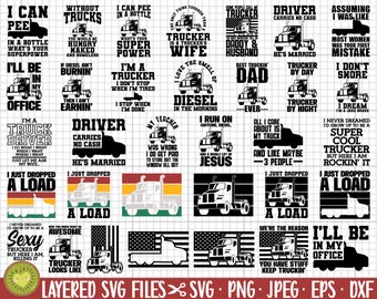 trucker svg bundle truck driver svg bundle trucker png bundle truck driver png bundle free commercial use cut files for cricut shirt design