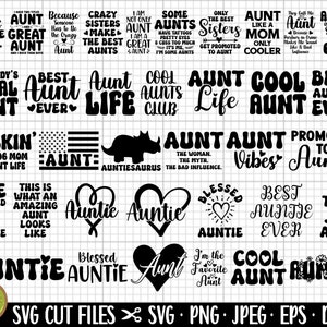 Tante Plotterdatei Tante Cut Dateien Tante Shirt Design Bundle Sublimation Eps Dxf Jpg kommerzielle Nutzung