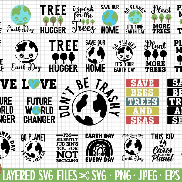 earth day svg bundle earth day png bundle commercial use earth day svg cricut enviromentalist svg png eps dxf cut files