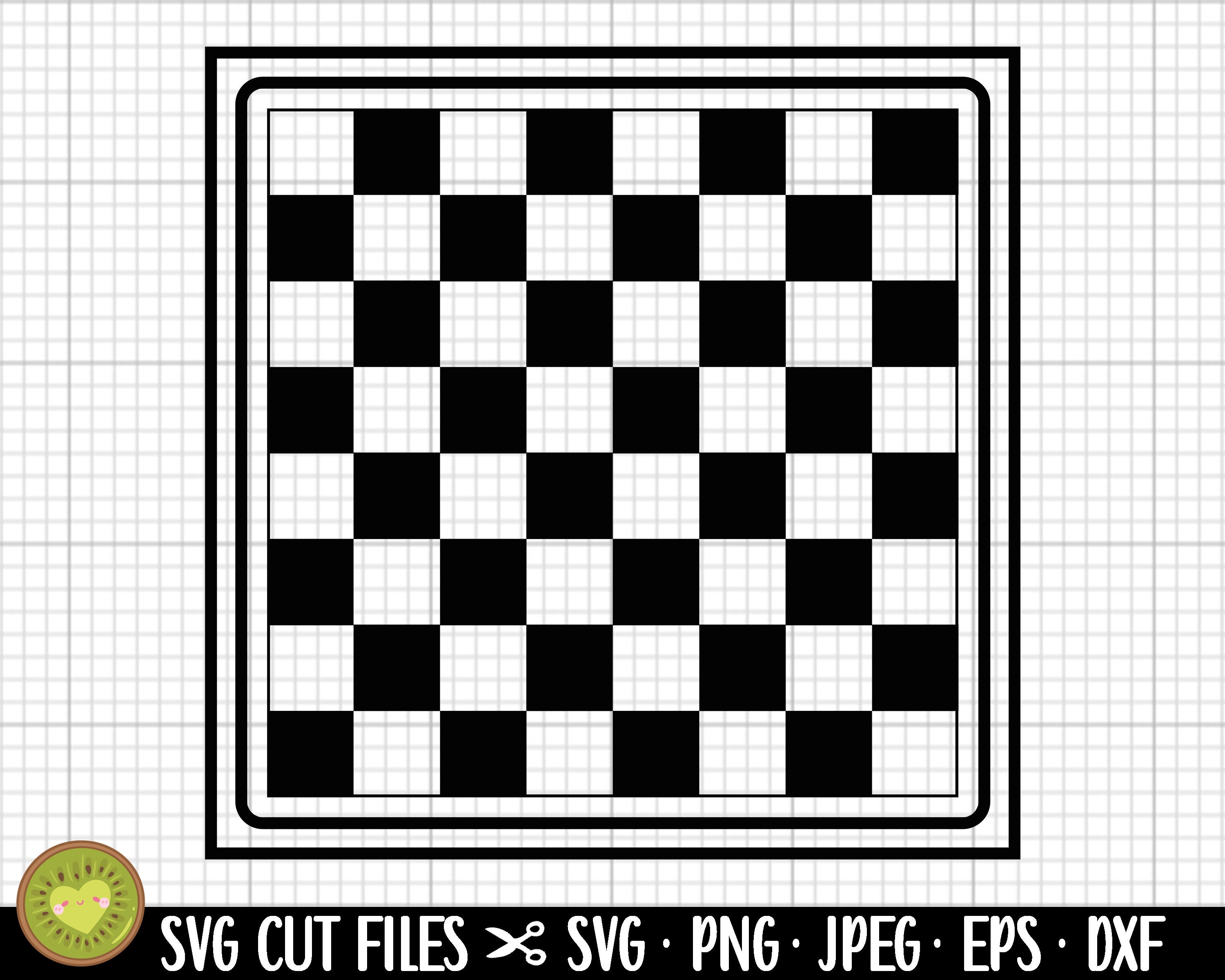 Chessboard Drawing With Figures. Royalty Free SVG, Cliparts, Vetores, e  Ilustrações Stock. Image 53482193.