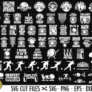 bowling png bowling svg bowling png bundle sublimination commercial use bowling eps dxf cricut cut file t shirt design