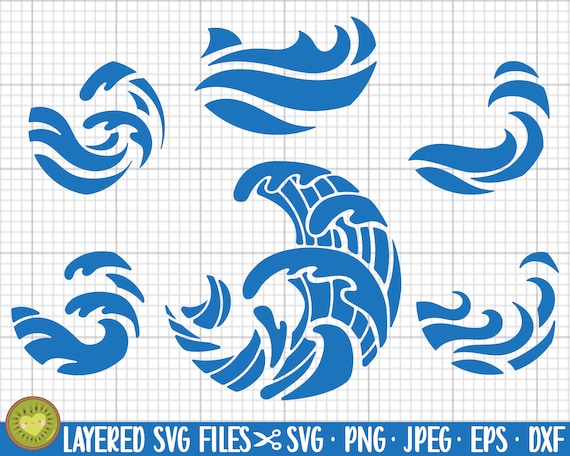 Waves Svg Bundle for Cricut Wave Svg Bundle Cut Files for - Etsy Canada