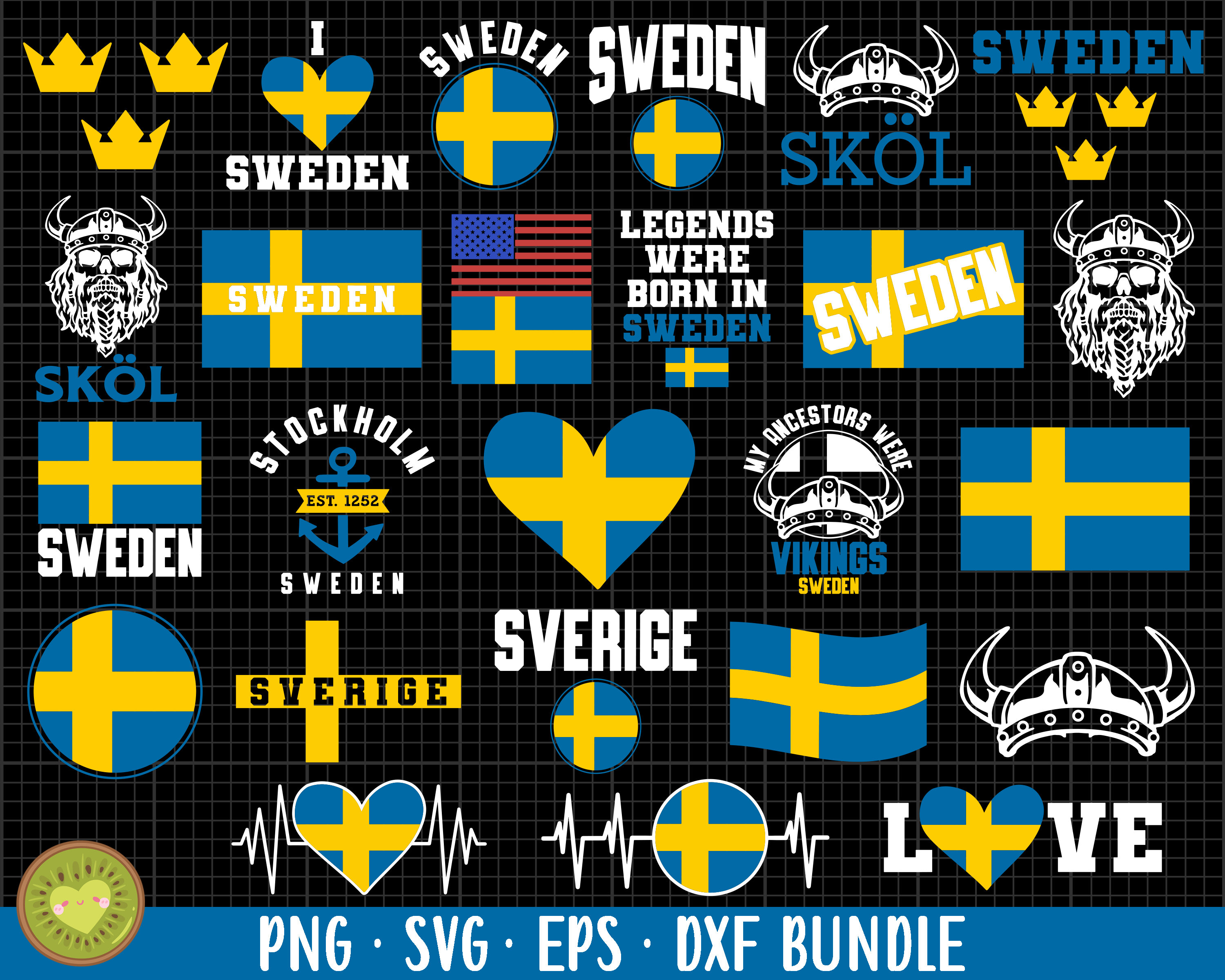 sweden png shirt design bundle sweden png sblimination free commercial use sweden swedish flag png svg cut file cricut clipart vector