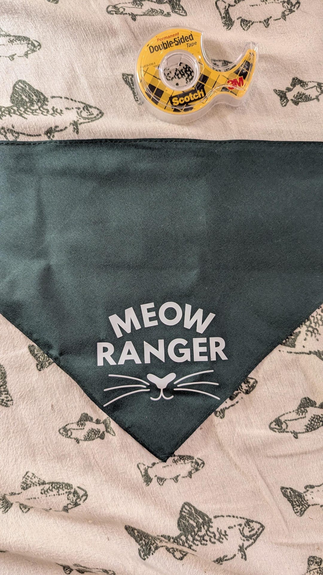 Mewo Ranger Meow Ranger Cat Bandana: Adventure Hiking Pet Scarf - Etsy
