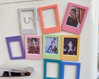 Personalized Candy Color Polaroid Photo Frame Fridge Magnets, Creative Frame Refrigerator Magnet, Home Decor, Perfect Gifts for Friends