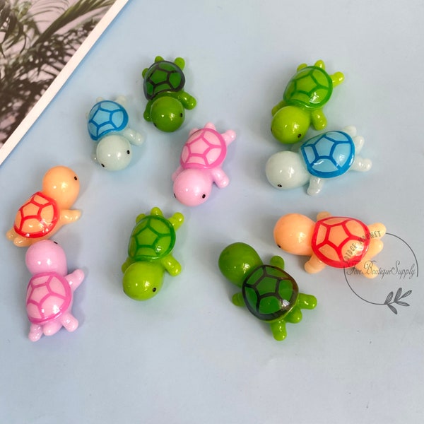 Cute Miniature Turtle Fridge Magnet, Creative Animals Refrigerator Magnet, Resin Magnet Set, Message Magnets, Perfect Housewarming Gifts
