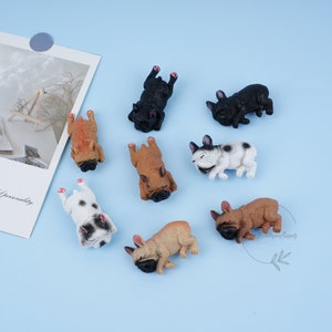 Niedliche Französische Bulldogge Kühlschrankmagnete, Entzückende Hund Kühlschrankmagnete, Personalisierte Tiere Stil Magnete, Perfektes Geschenk für Tierliebhaber Bild 4