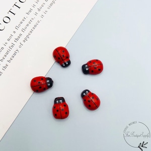 Funny Mini Red Ladybug Fridge Magnet, Creative Animals Refrigerator Magnets, Resin Magnets, Polaroid Photo Magnet, School/Office Supplies
