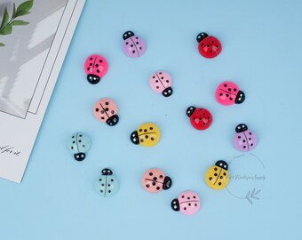 Colorful Realistic Ladybug Fridge Magnets, Creative Animals Refrigerator Magnets, Resin Magnets, Decoreative Magnet, Unique Gift for Friends