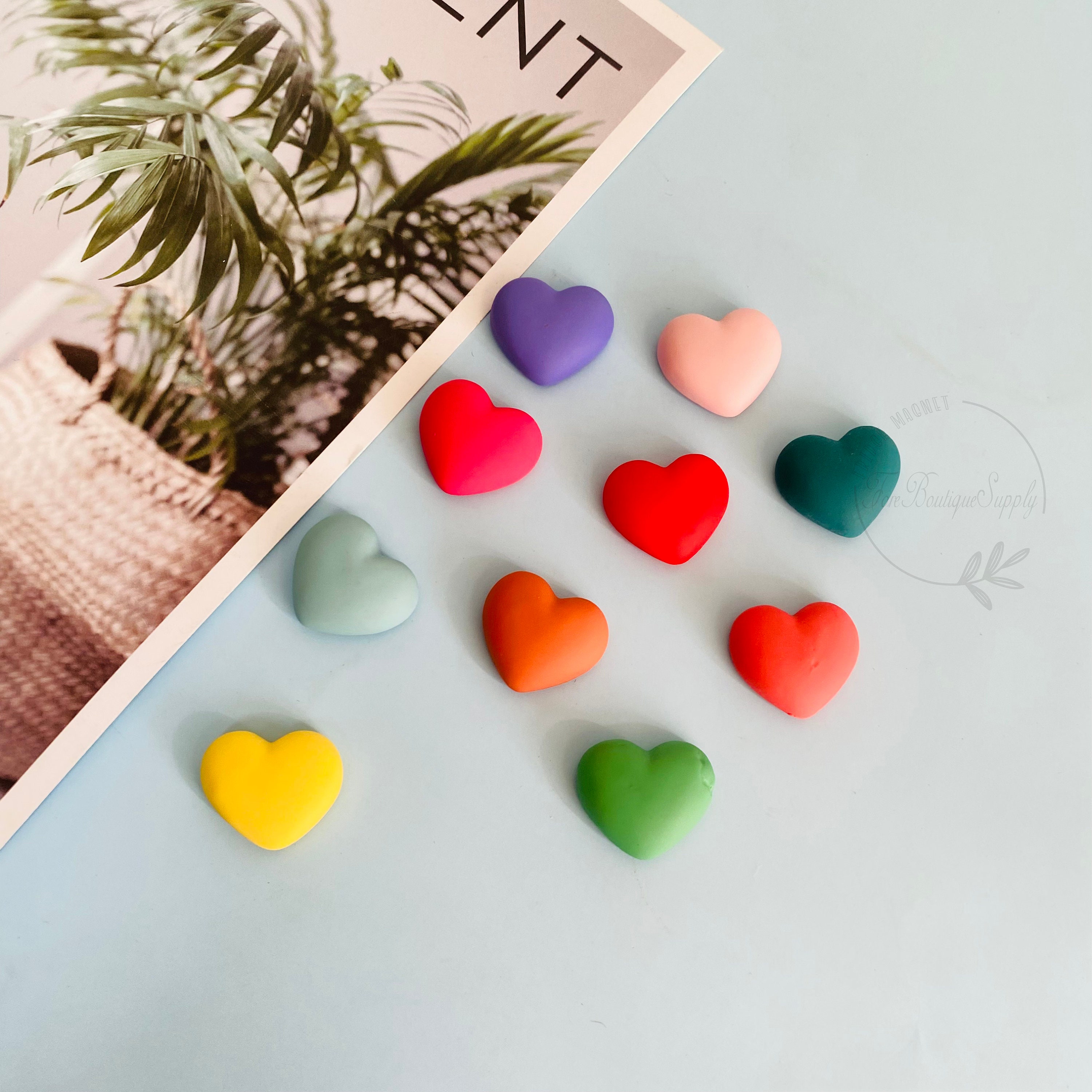 Customized Large Heart Magnets (0.02 Thick)