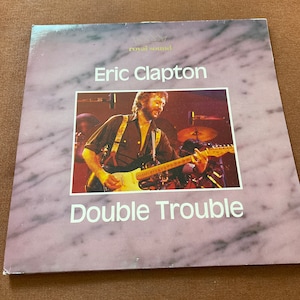 Eric Clapton Double Trouble Essen 1983-Birmingham 1986 Two Records Colored Vinyl
