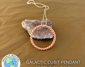 Galactic Cubit Tensor Ring Pendant