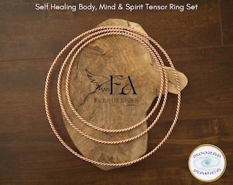 Self Healing Body, Mind & Spirit Tensor Ring Set