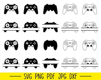 Game Controller Svg, Gamer Svg, Game Controller Frame Svg, Game Day Svg, Game Controller Monogram Svg