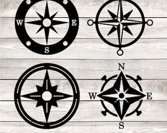 Kompass Svg, Kompass Clipart, Kompass Png, Resesvg, Bergsvg, Kompassvektor, Äventyrssvg, Kompass, Nautisk svg, Camping svg