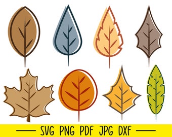 Fall Leaves Svg, Leaf Svg, Leaves Svg Bundle, Autumn Leaf Svg, Fall Svg, Leaf Svg Bundle