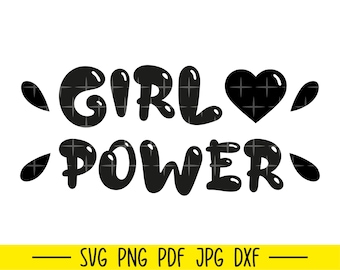 Girl Power Svg, Girl Power Svg Bestand, Meisje Power Cut File, Sterke Vrouw Svg, Meisje Svg, Vrouw Svg