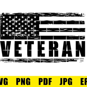 Veteranen-Svg, amerikanische Flagge, Grunge amerikanische Flagge, Grunge Veteranen-Svg, Veteranen-Schnitt-Datei, horizontale amerikanische Flagge