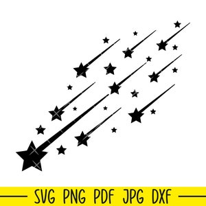 Shooting Star Svg, Shooting Star Svg Bundle, Star, Star Svg File, Star Cut File, Sparkle Svg, Sparkle Cut Files, Shooting Star