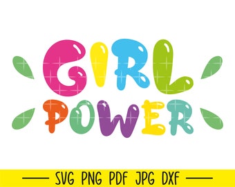 Girl Power Svg, Girl Power Svg Bestand, Meisje Power Cut File, Sterke Vrouw Svg, Meisje Svg, Vrouw Svg, Meisje Power Png