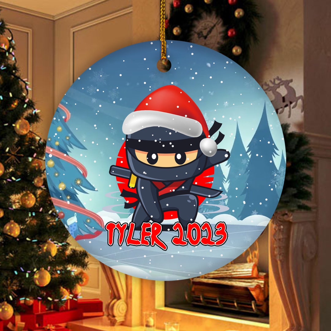 Personalized Ninja Ornament Ninja Christmas Ninja 2023 Cute - Etsy