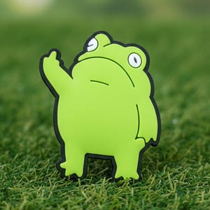 Lit Meme Shoe Charm, Funny Frog Decoration for Perforated Clogs