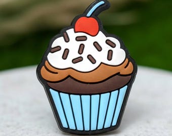 Cupcake Shoe Charm