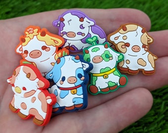 Cute Cows Shoe Charms