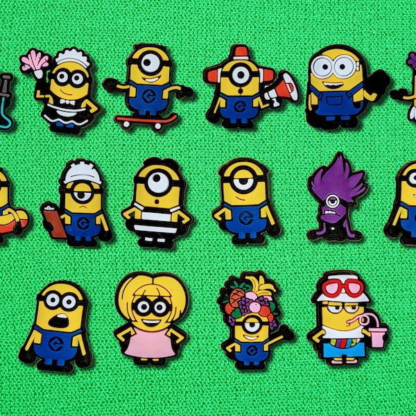 Croc Minion Jibbitz Etsy