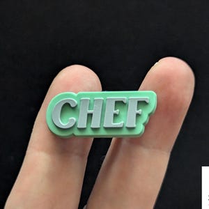 Chef Shoe Charm – Fun Chef Charm for Perforated Clog Shoes, Sandals & More